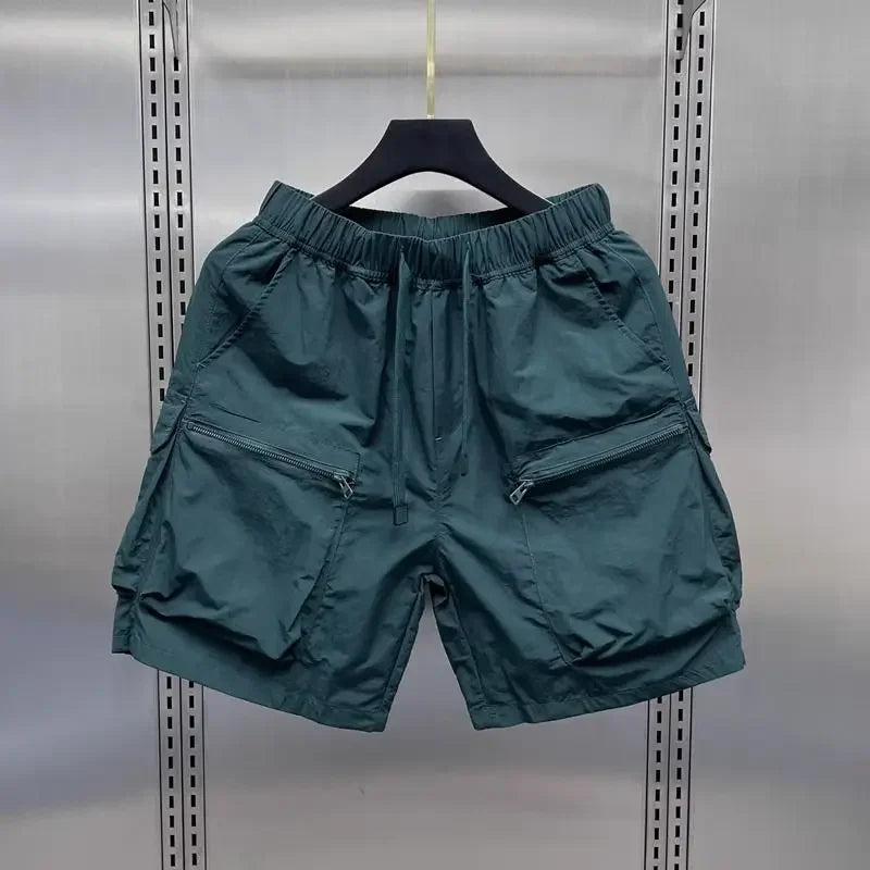 Retro Loose Fit Multi Pocket Shorts
