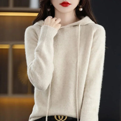 Hooded Pullover Sweater — Thick Warm