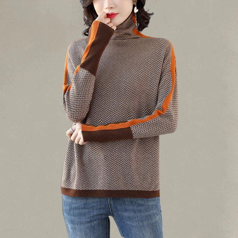 Elegant Slim Fit Turtleneck Sweater