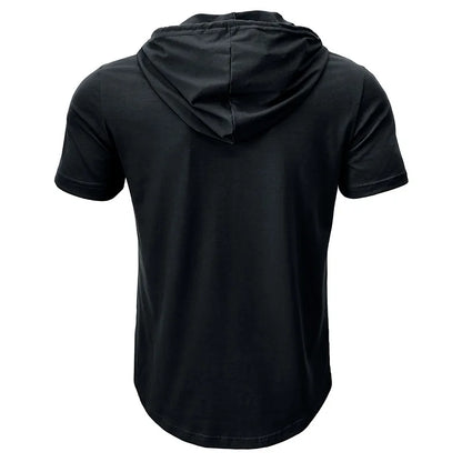 BreezeFit Hooded Henley Tee