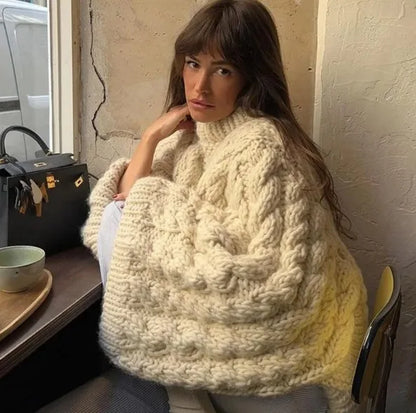 Twist Loom Chunky Knit Pullover Sweater