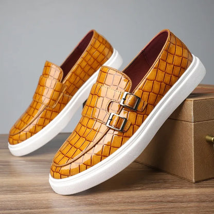 Alligator Monk Strap Dress Shoes