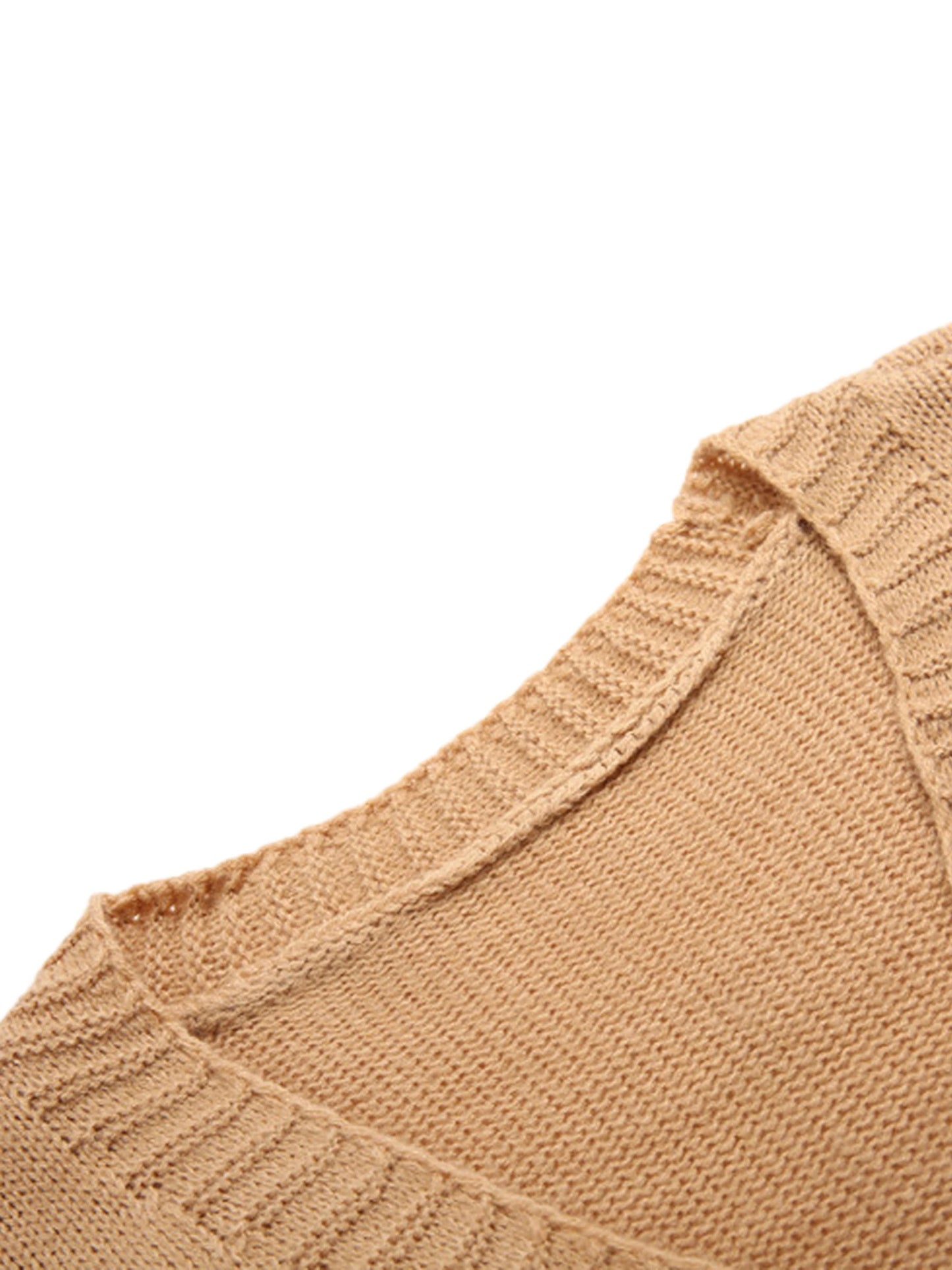Blossom Knit V-Neck Button Cardigan