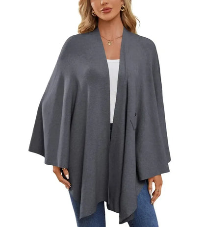 Soft V-Neck Shawl Wrap