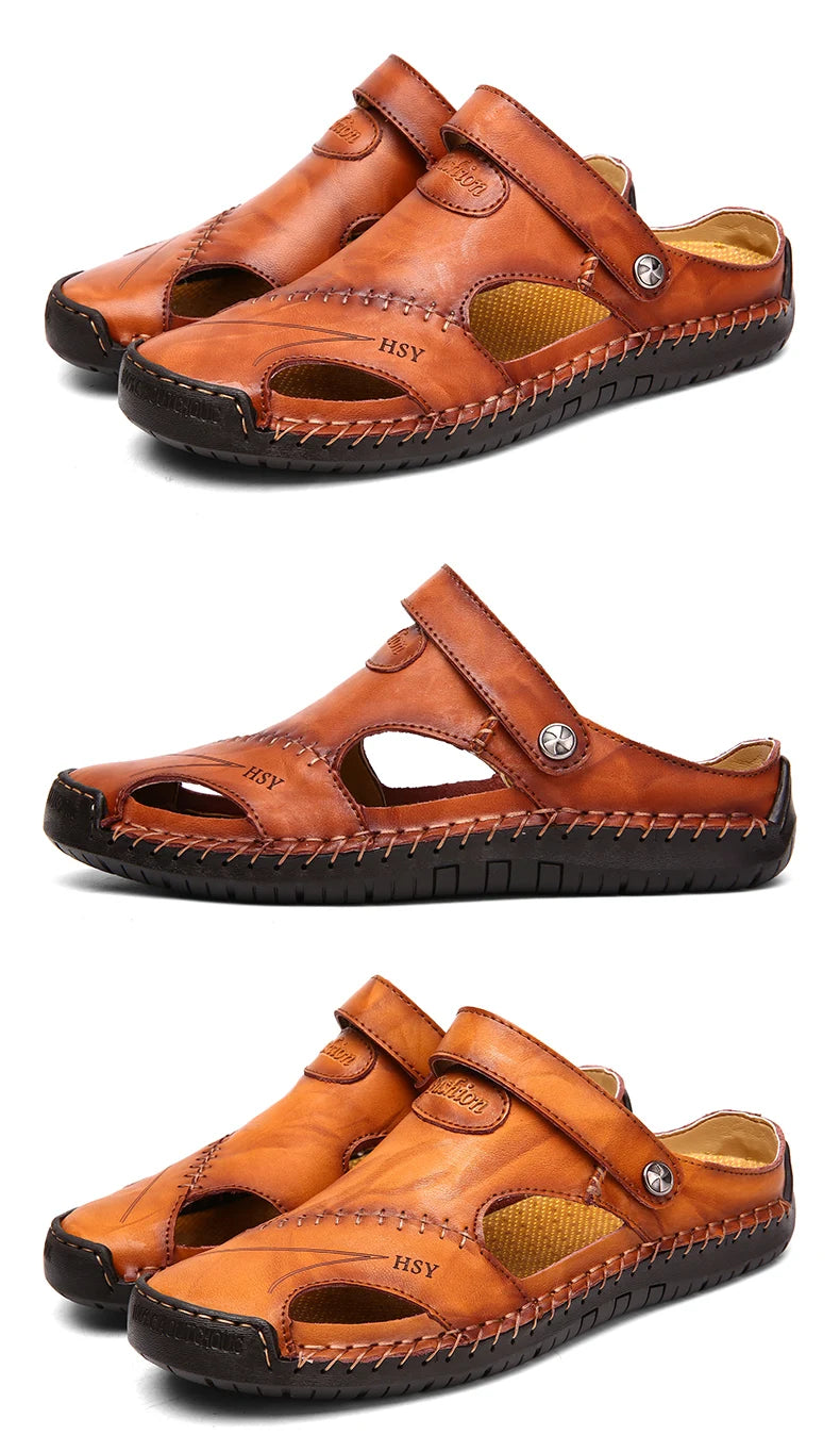 Terra Flex Men's Genuine Leather Sandals