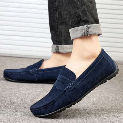 Stylish Suede Driving Loafers