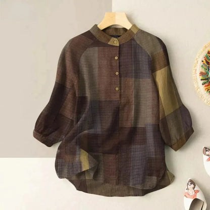 Lantern Print Chinese Style Shirt
