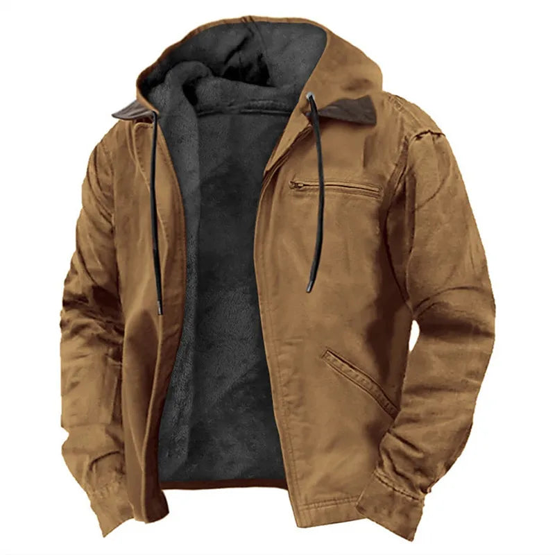 Warm Fleece Hooded Winter Jacket