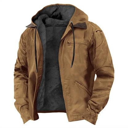 Warm Fleece Hooded Winter Jacket