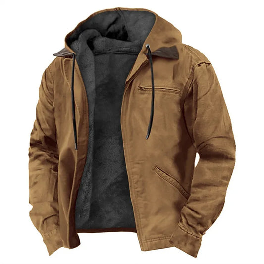 Warm Fleece Hooded Winter Jacket