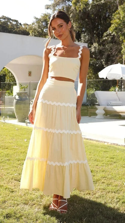 Wave Allure Strapless Dress