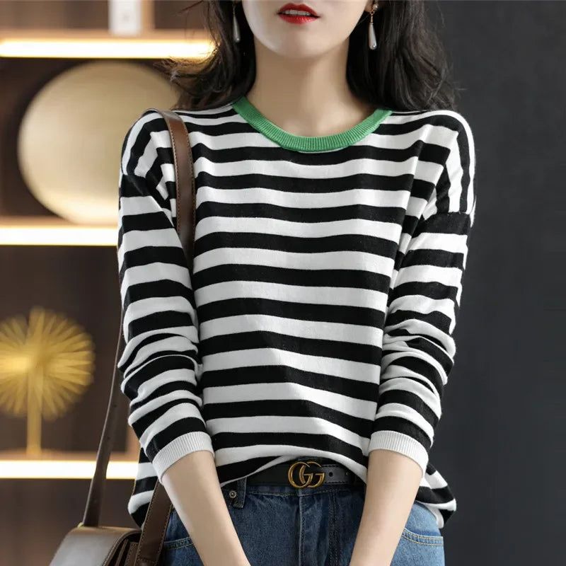 Classic Striped Cotton Tee