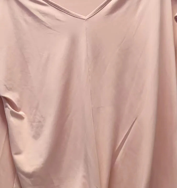 Irregular Knot V-Neck Tee