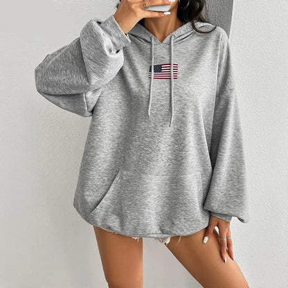 Urban Drift Flag Print Hoodie
