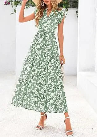 Printed Sleeveless Wide-Leg Jumpsuit