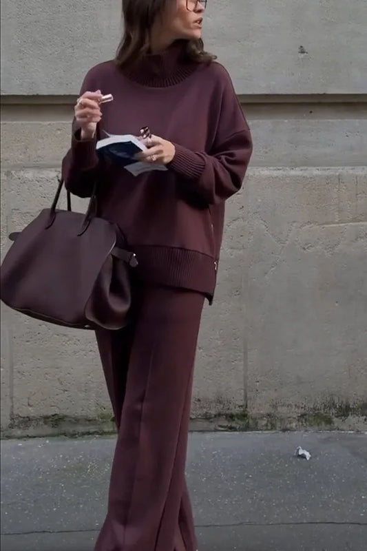 Turtleneck Tracksuit Women