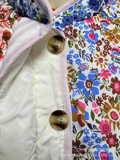 Blossom Muse Patchwork Cotton Jacket