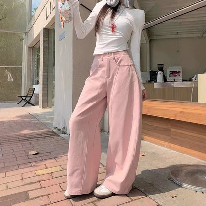 New Style High Waist Casual Pants