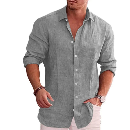 Men's Cotton Linen Shirt