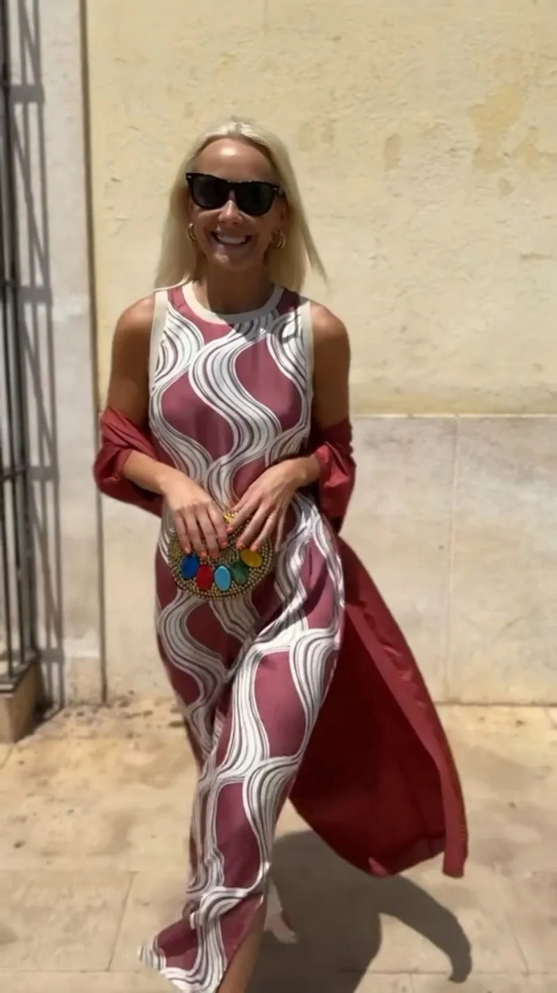 Boho Elegance Two-Piece Dress Set