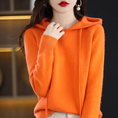 Hooded Pullover Sweater — Thick Warm