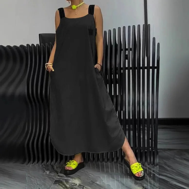 Casual Solid Color Summer Dress