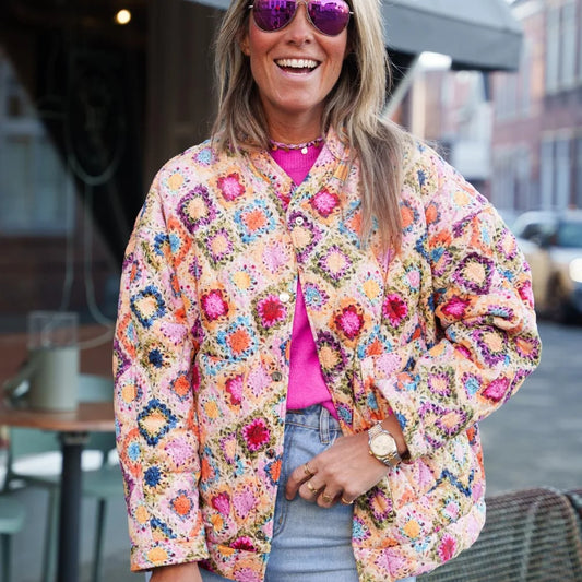 Autumn Breeze Printed Cotton Jacket
