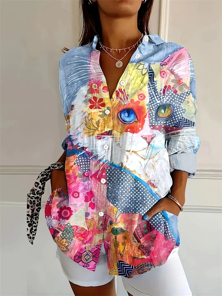 Women's Printed Art Shirt