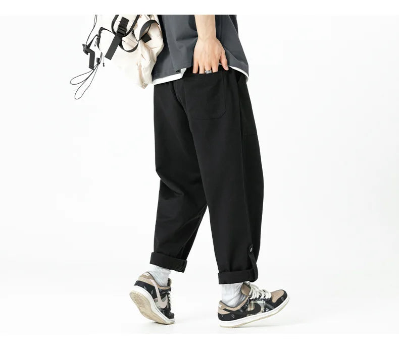 Men’s Cotton Straight Cargo Pants