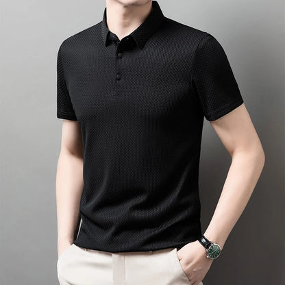Men's Bone Flower Polo Shirt