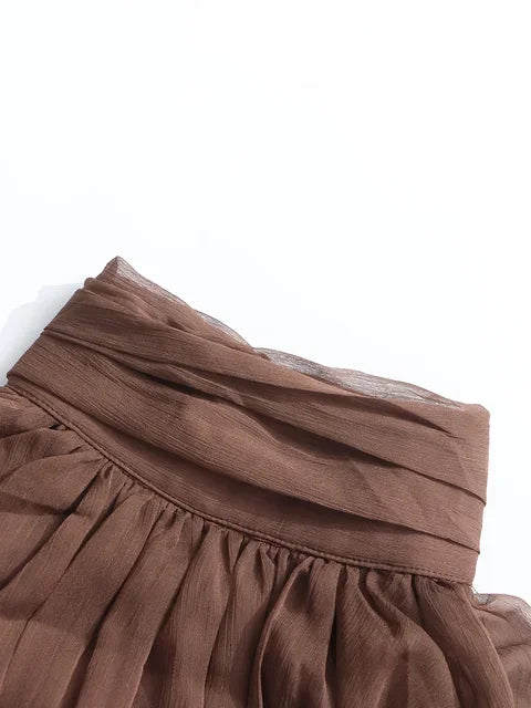 Midnight Metal Elegance Maxi Dress