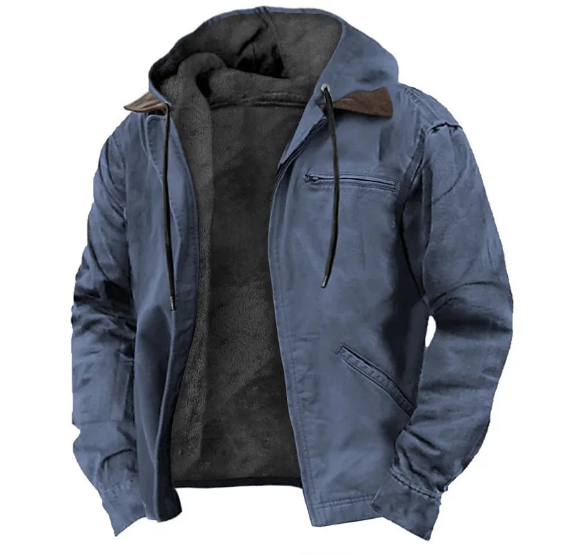 Warm Fleece Hooded Winter Jacket