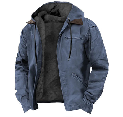 Warm Fleece Hooded Winter Jacket