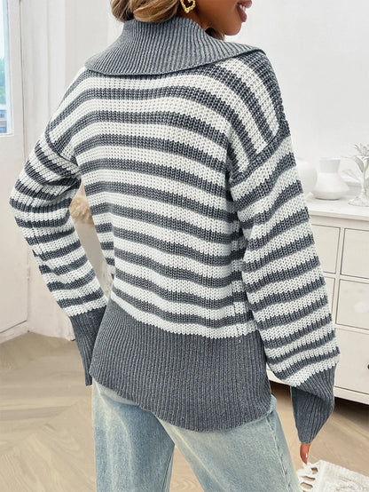 Vintage Stride Striped Sweater