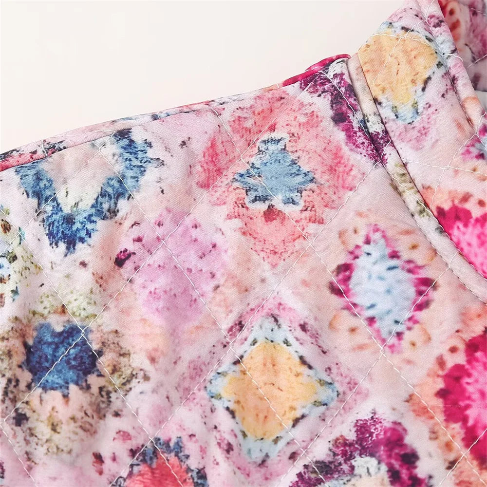 Autumn Breeze Printed Cotton Jacket
