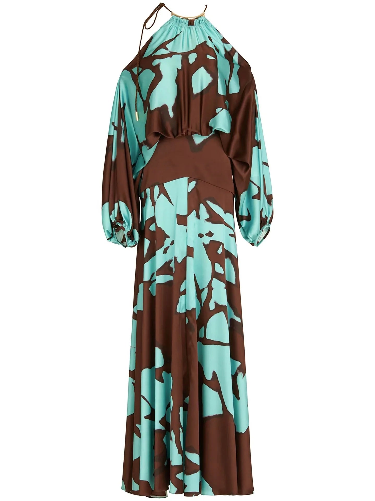Vintage Charm Off-Shoulder Slit Dress