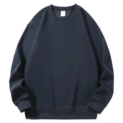 Casual Loose Fit Round Neck Sweatshirt