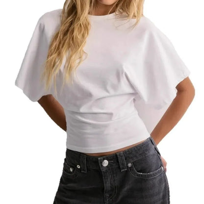 Breathable Solid Color Summer Tee