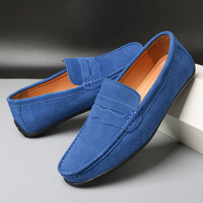 Stylish Suede Driving Loafers