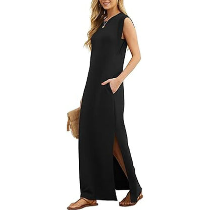 Sophisticated A-Line Long Dress