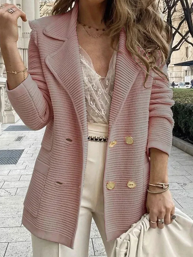 Double Breasted Blazer Coat