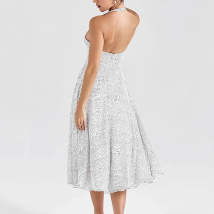 Elegant Halter Evening Dress