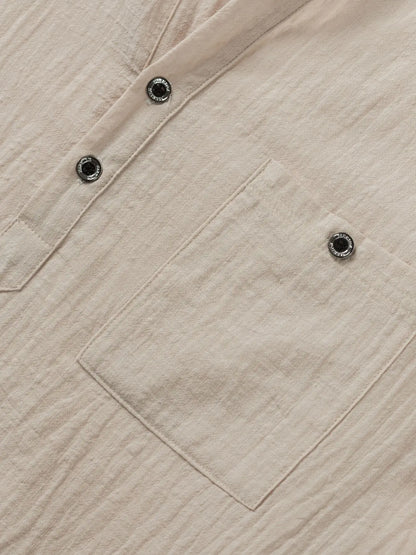 BreezeCraft Cotton Linen Shirt
