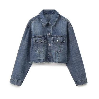 Indigo Drape Plus Denim Jacket