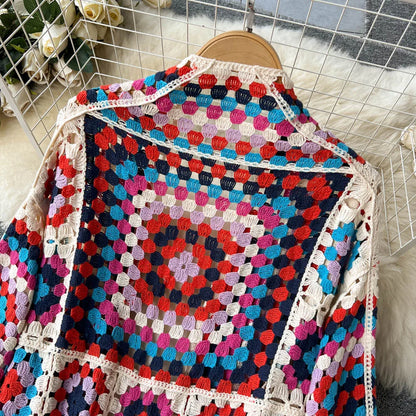 Vintage Bloom Floral Knit Cardigan