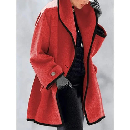 Snow Gleam Cotton Wool Trench Coat