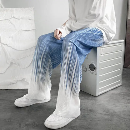 Silken Flow Harajuku Wide Leg Pants