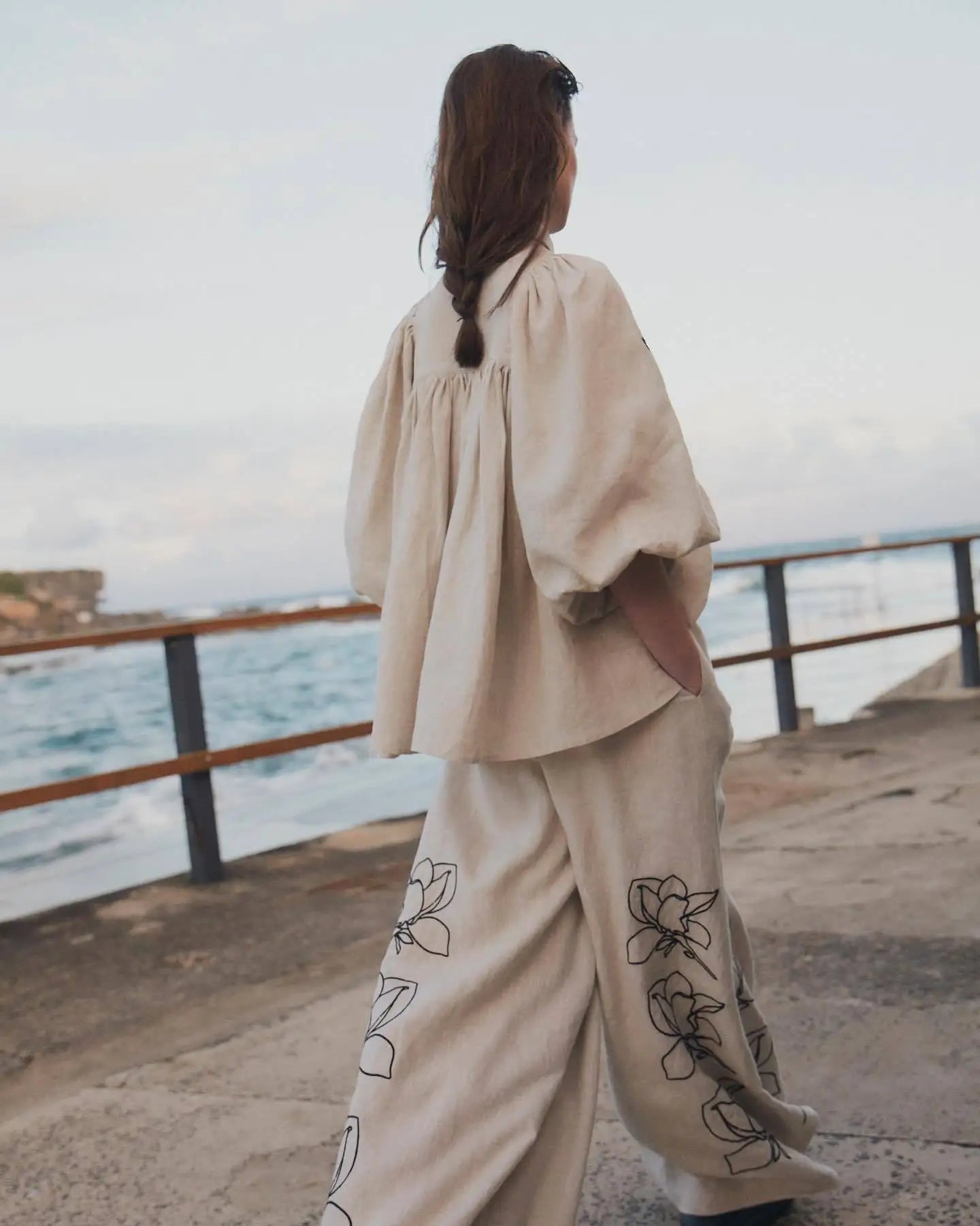 Floral Ease Wide-Leg Set