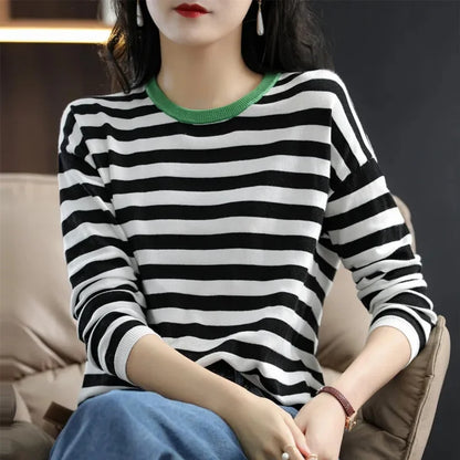 Classic Striped Cotton Tee