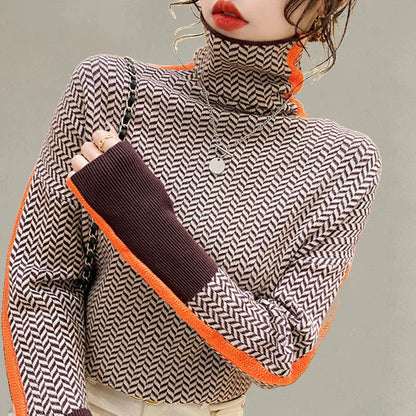 Elegant Slim Fit Turtleneck Sweater